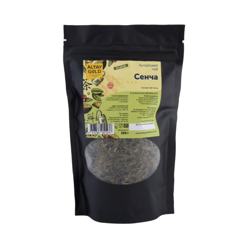 Китайский чай Сенча, 100 гр: купить по цене 286,00 руб. - ALTAY GOLD ...